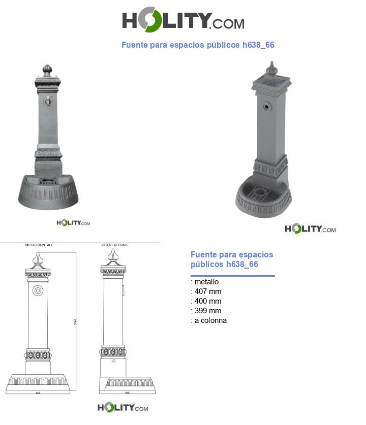 Fuente para espacios públicos h638_66
