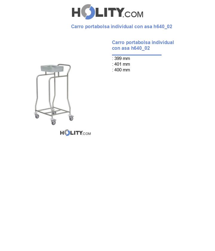 Carro portabolsa individual con asa h640_02