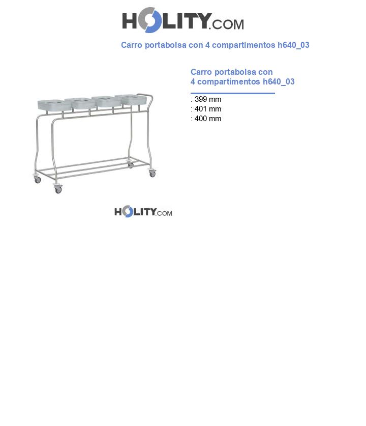 Carro portabolsa con 4 compartimentos h640_03