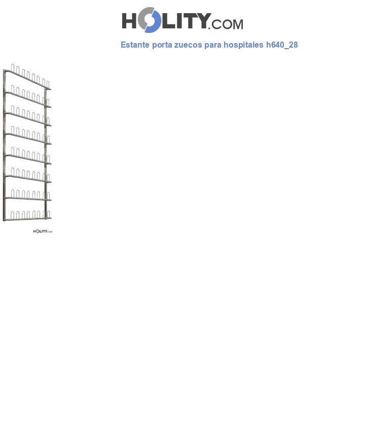 Estante porta zuecos para hospitales h640_28