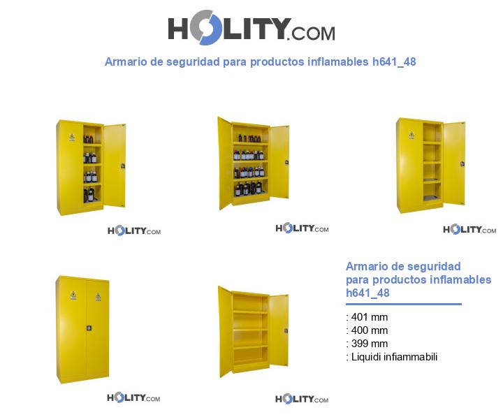 Armario de seguridad para productos inflamables h641_48