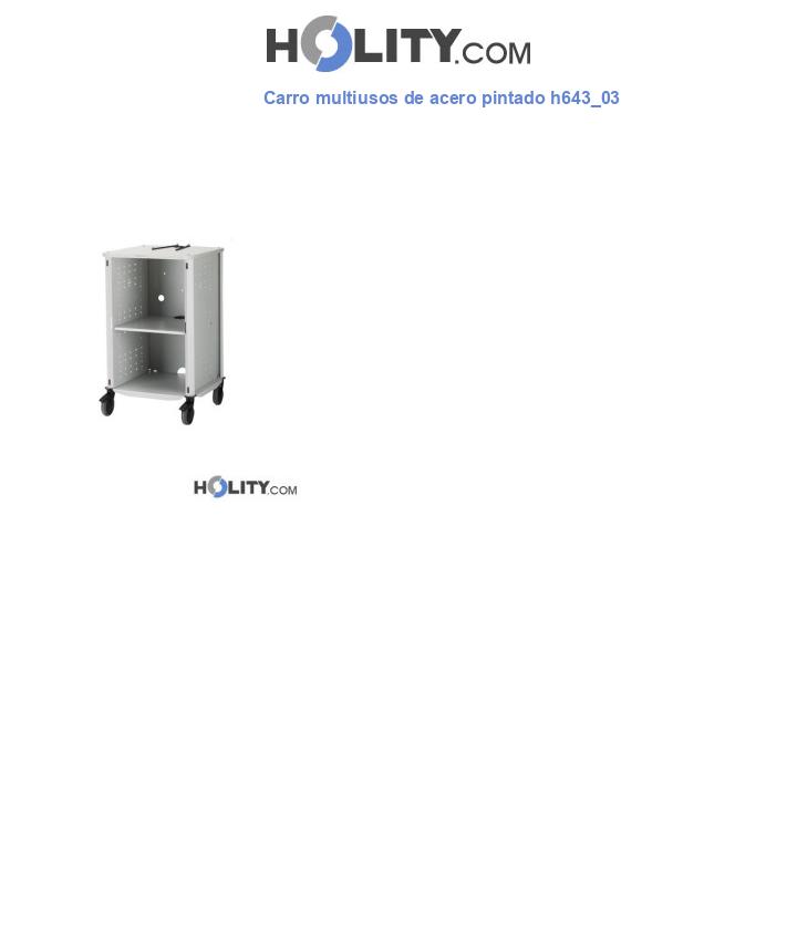 Carro multiusos de acero pintado h643_03