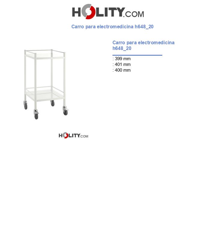 Carro para electromedicina h648_20