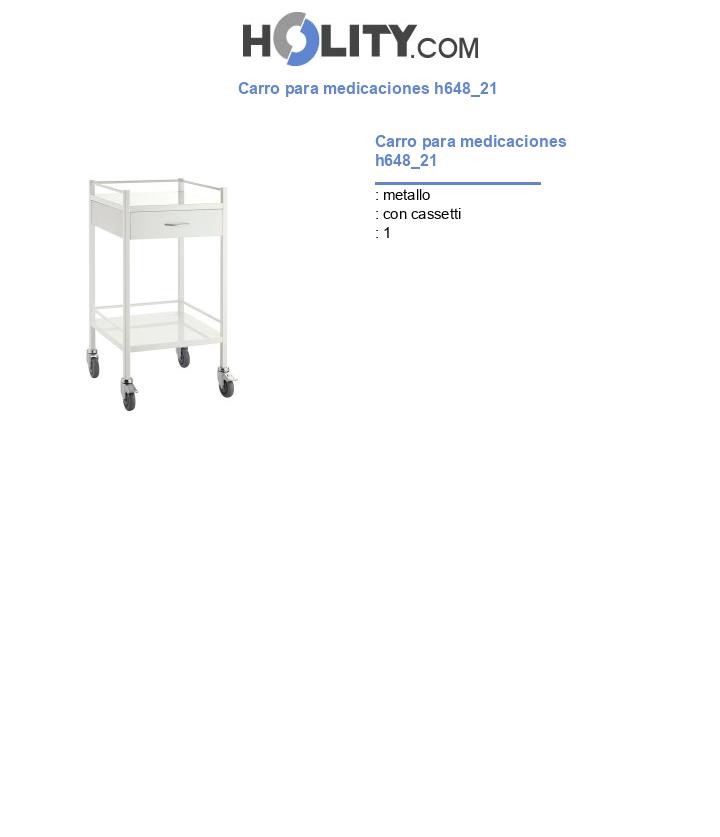 Carro para medicaciones h648_21