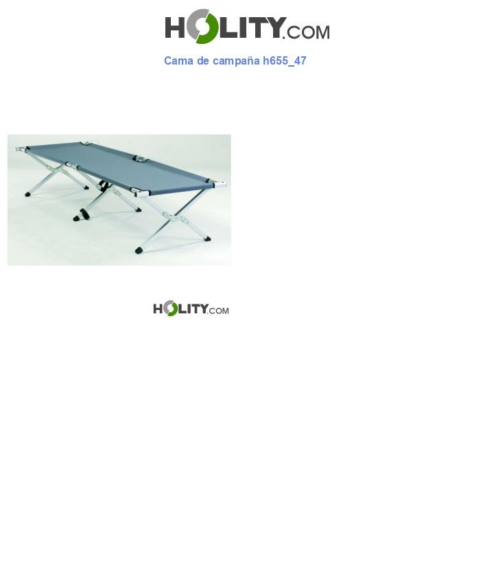 Cama de campaña h655_47
