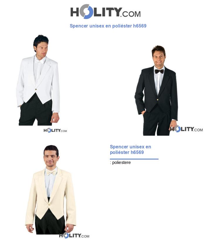 Spencer unisex en poliéster h6569