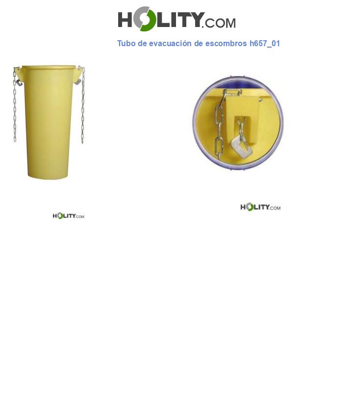 Tubo de evacuación de escombros h657_01