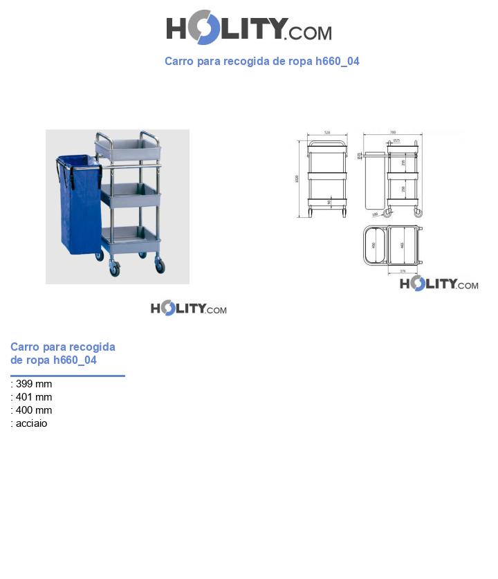 Carro para recogida de ropa h660_04