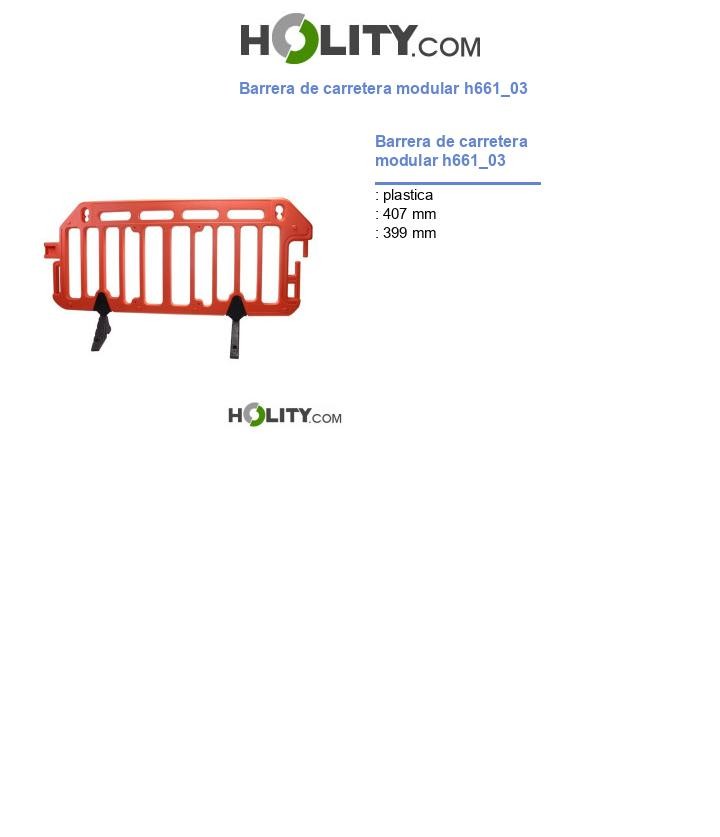 Barrera de carretera modular h661_03