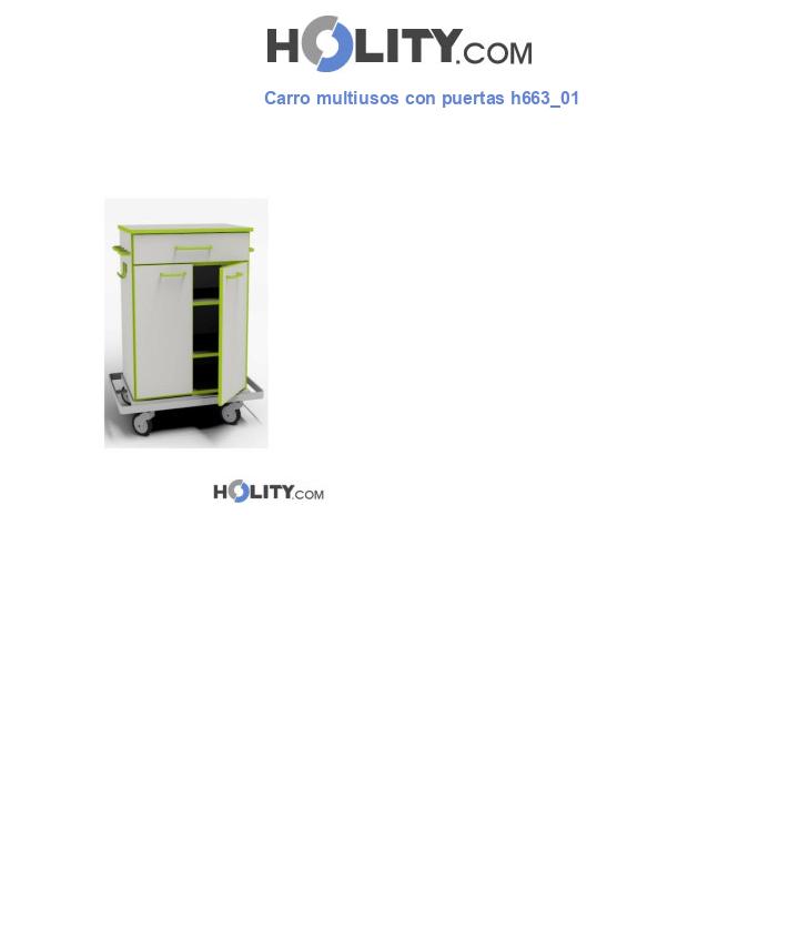 Carro multiusos con puertas h663_01