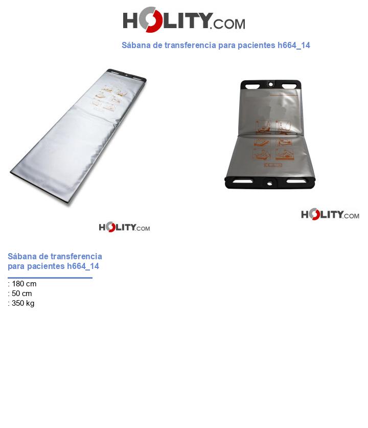 Sábana de transferencia para pacientes h664_14