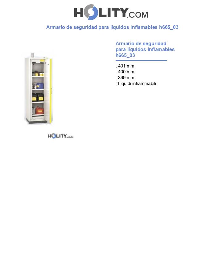 Armario de seguridad para líquidos inflamables h665_03