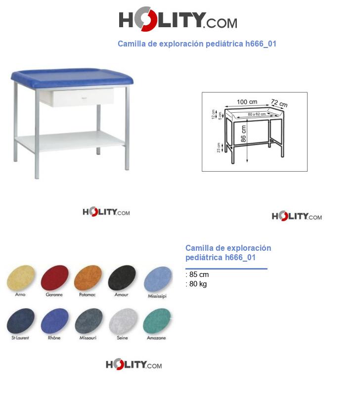 Camilla de exploración pediátrica h666_01