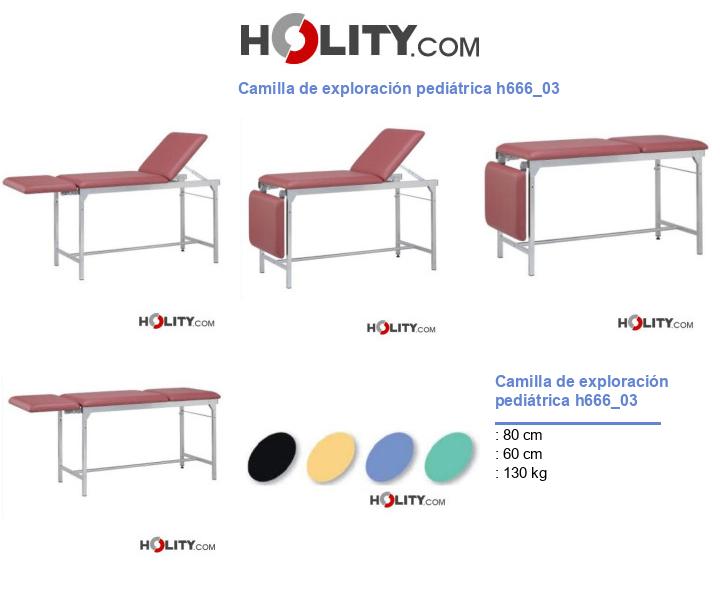 Camilla de exploración pediátrica h666_03