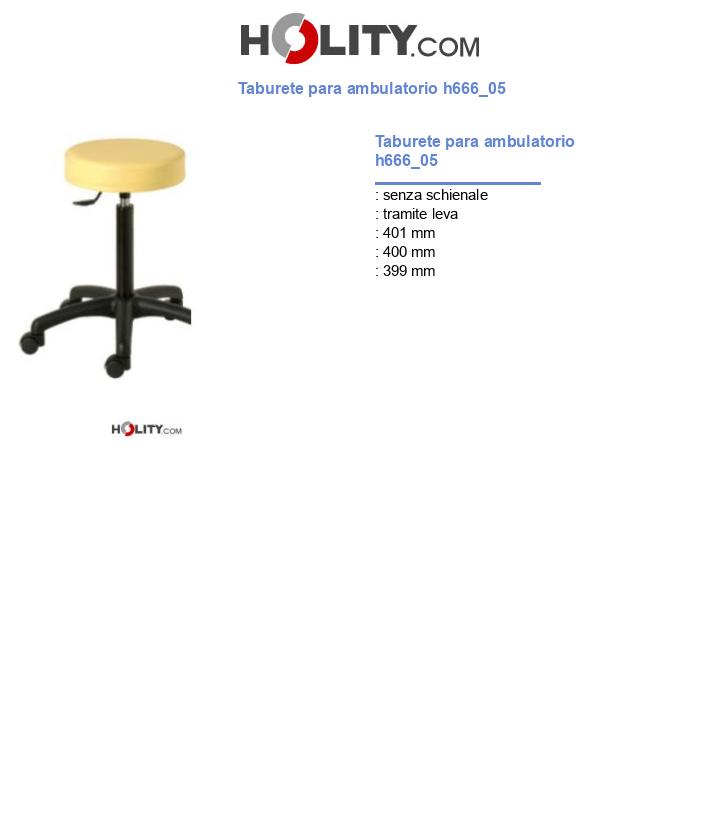 Taburete para ambulatorio h666_05