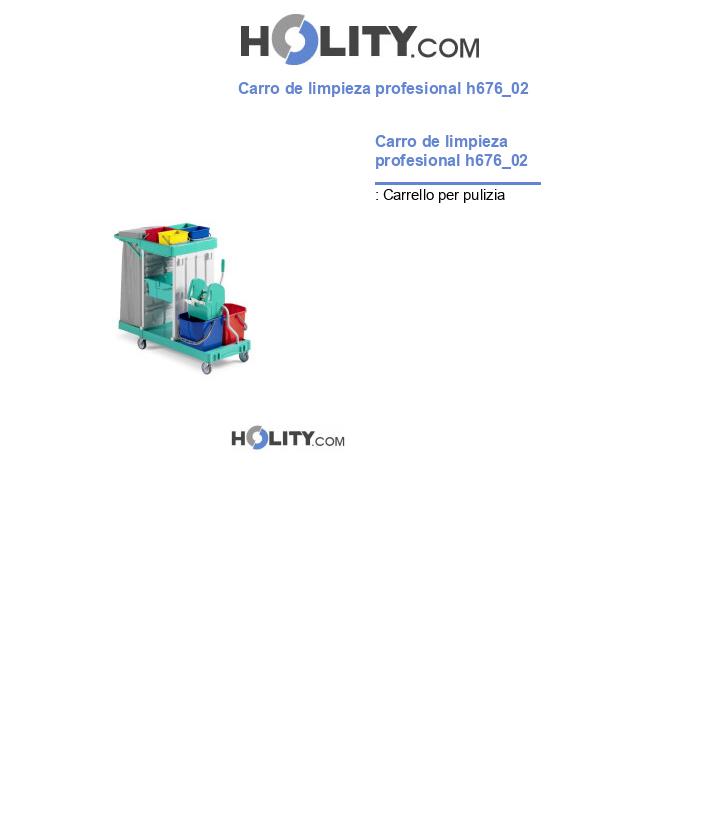 Carro de limpieza profesional h676_02
