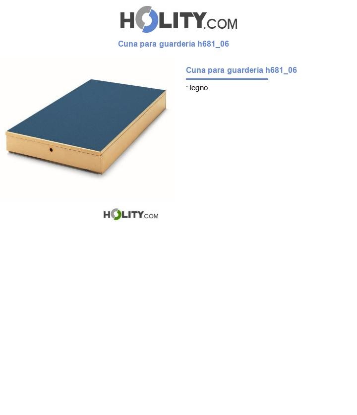 Cuna para guardería h681_06