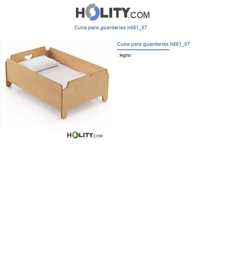 Cuna para guarderías h681_07