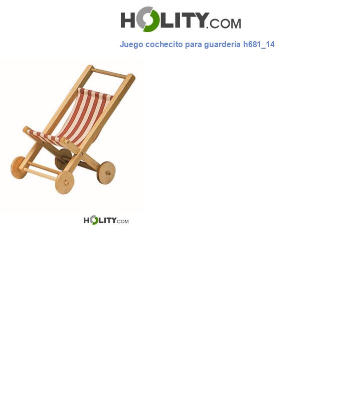 Juego cochecito para guardería h681_14