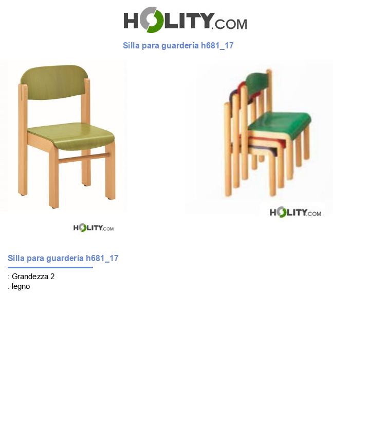Silla para guardería h681_17