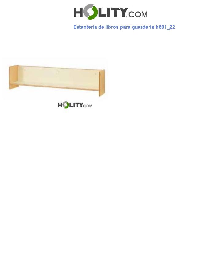 Estantería de libros para guardería h681_22