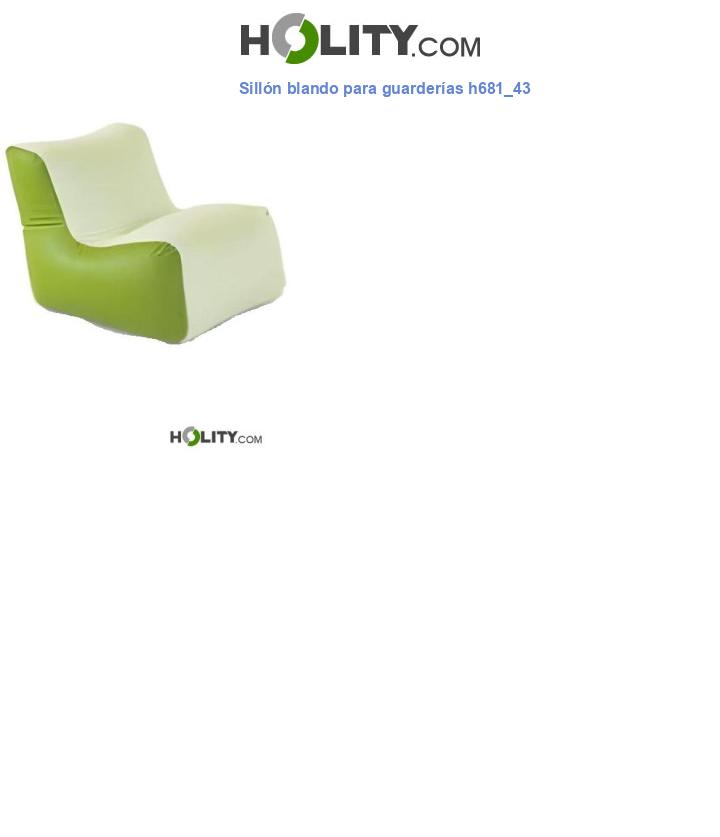 Sillón blando para guarderías h681_43
