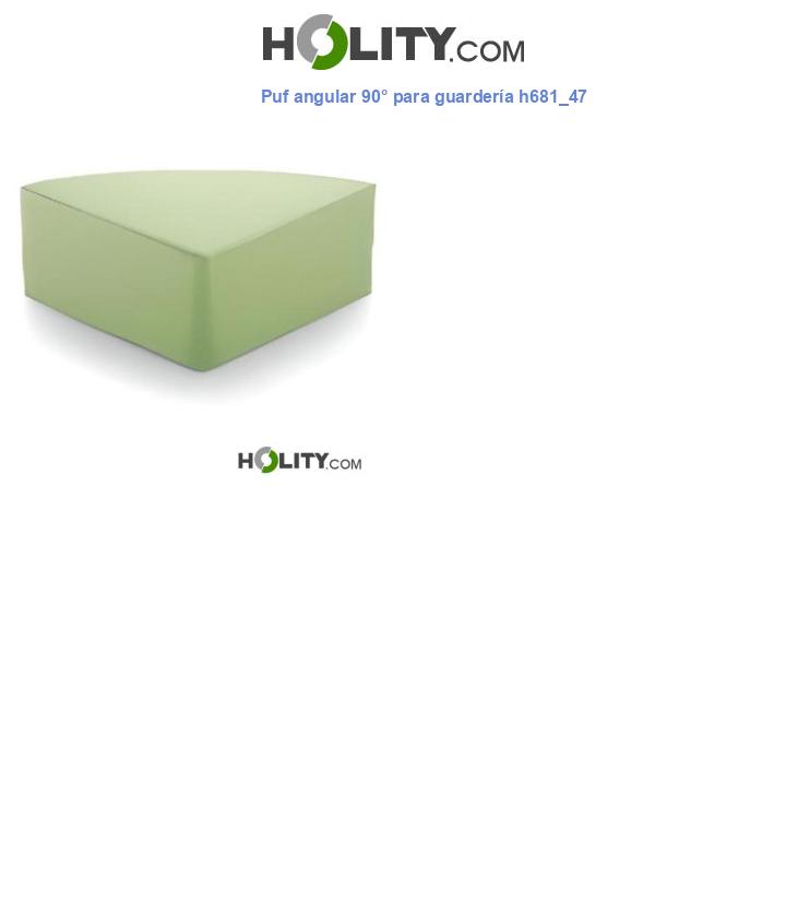 Puf angular 90° para guardería h681_47
