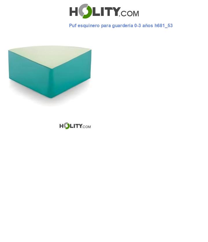 Puf esquinero para guardería 0-3 años h681_53