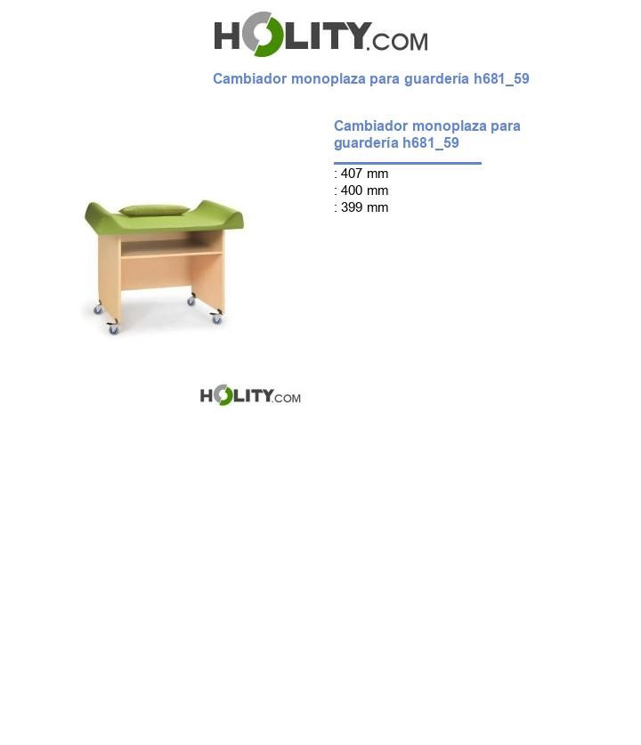 Cambiador monoplaza para guardería h681_59