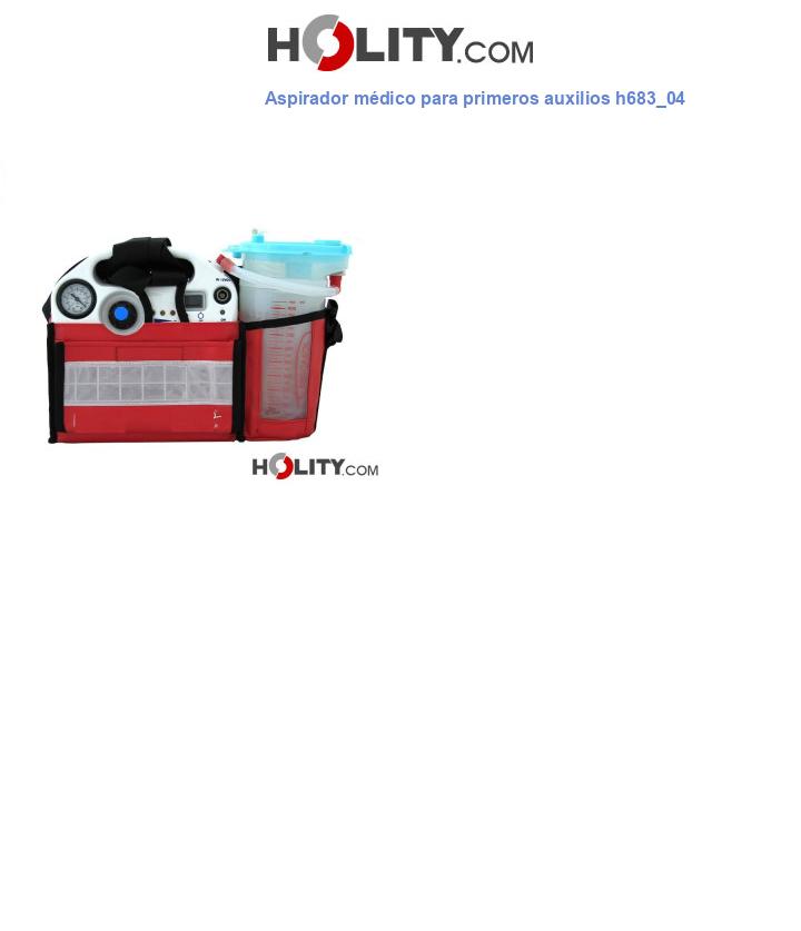 Aspirador médico para primeros auxilios h683_04