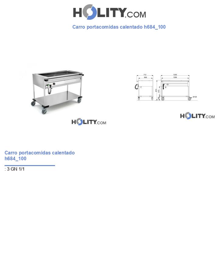 Carro portacomidas calentado h684_100