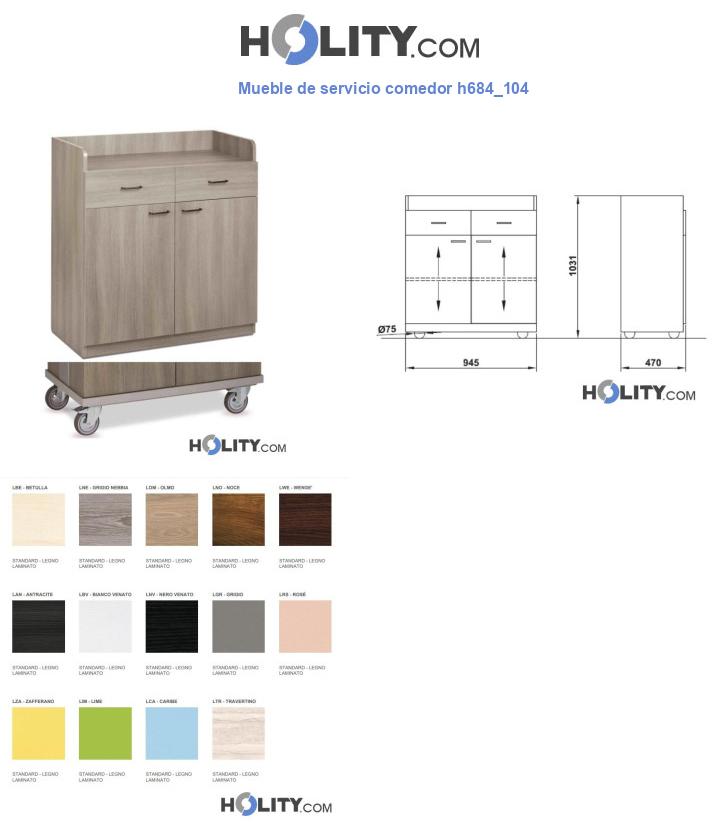 Mueble de servicio comedor h684_104