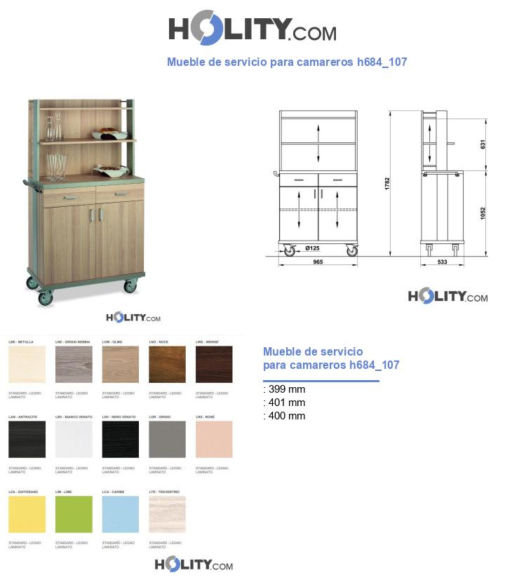 Mueble de servicio para camareros h684_107