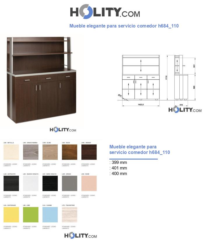 Mueble elegante para servicio comedor h684_110