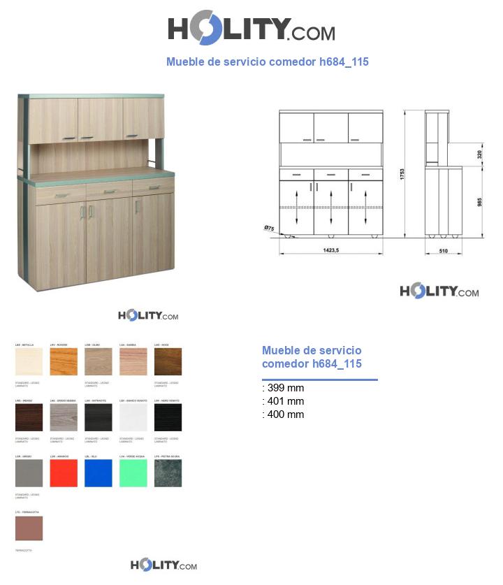 Mueble de servicio comedor h684_115