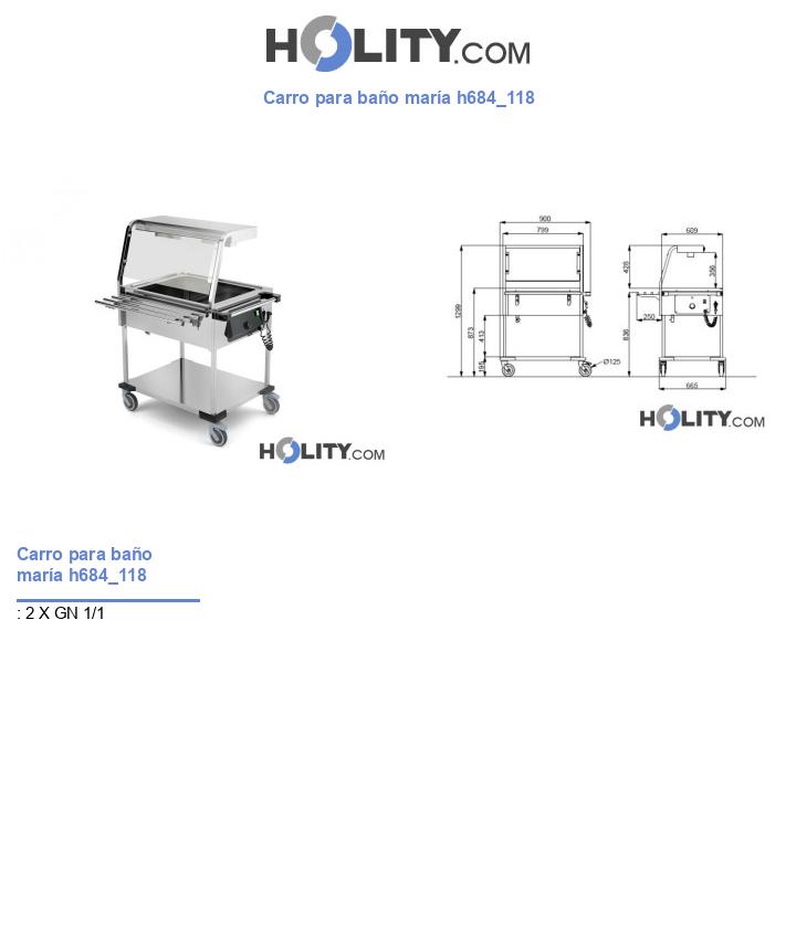 Carro para baño maría h684_118