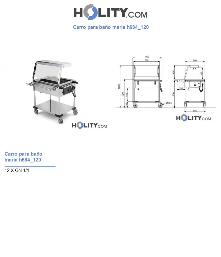 Carro para baño maría h684_120