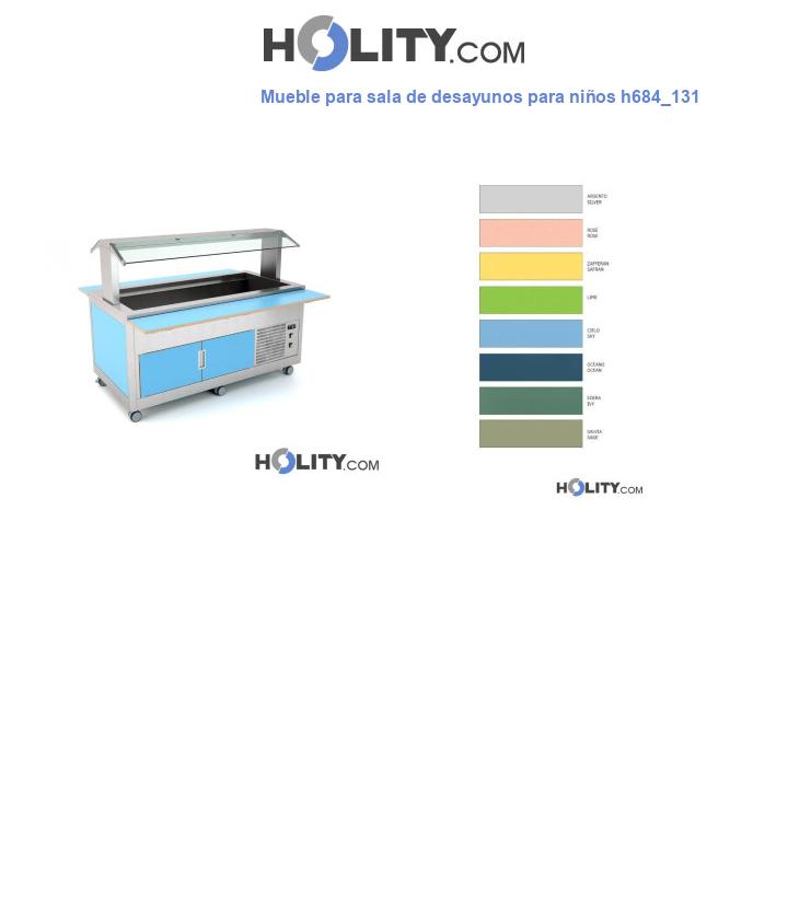 Mueble para sala de desayunos para niños h684_131