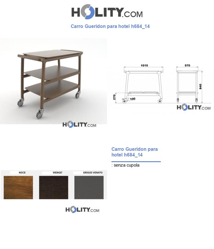 Carro Gueridon para hotel h684_14