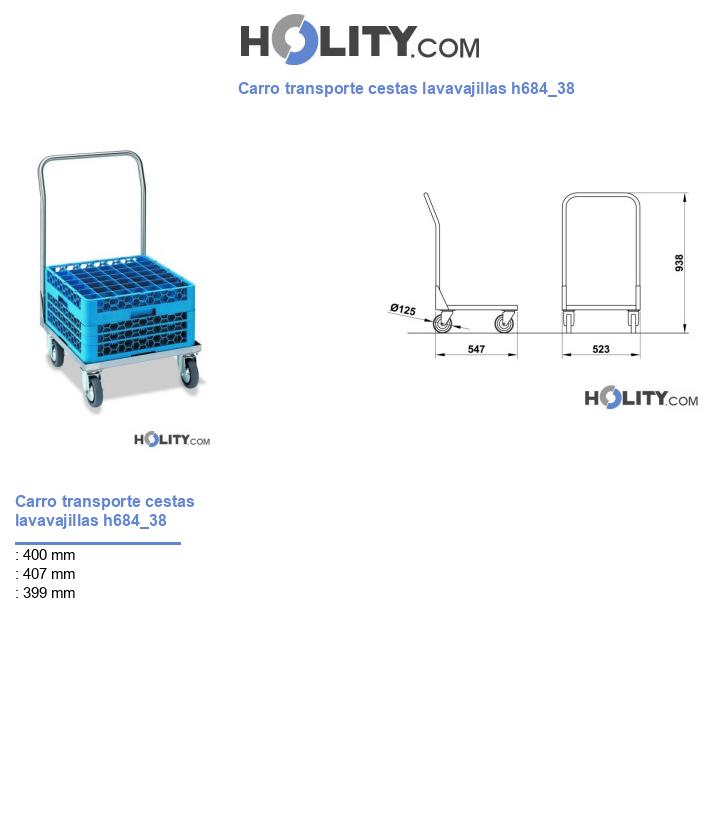 Carro transporte cestas lavavajillas h684_38