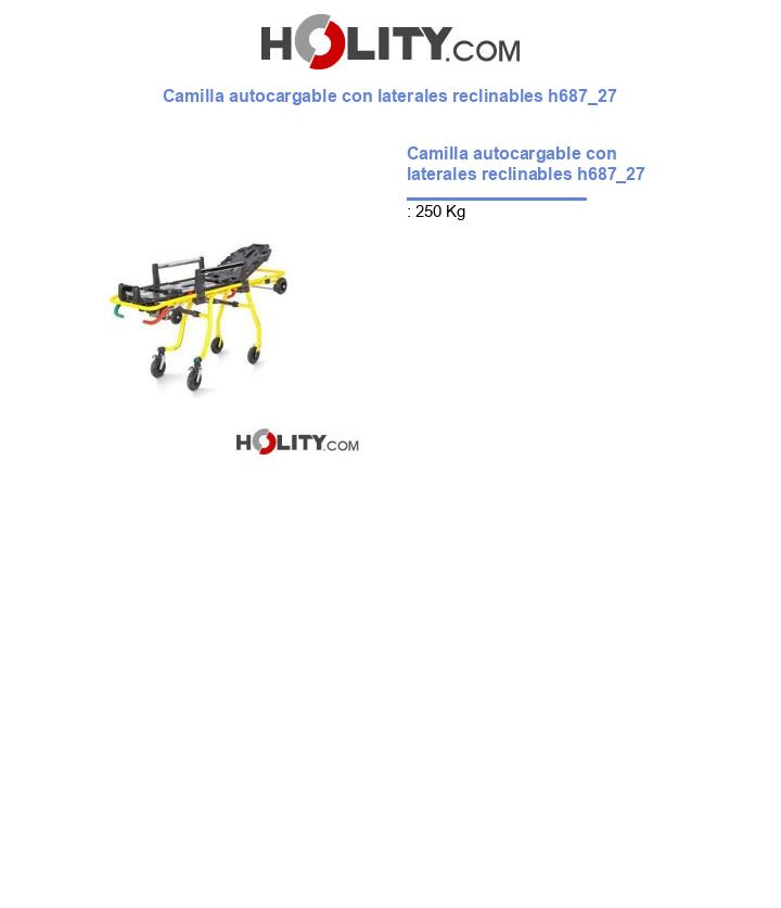 Camilla autocargable con laterales reclinables h687_27