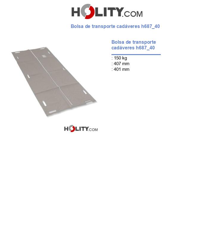 Bolsa de transporte cadáveres h687_40