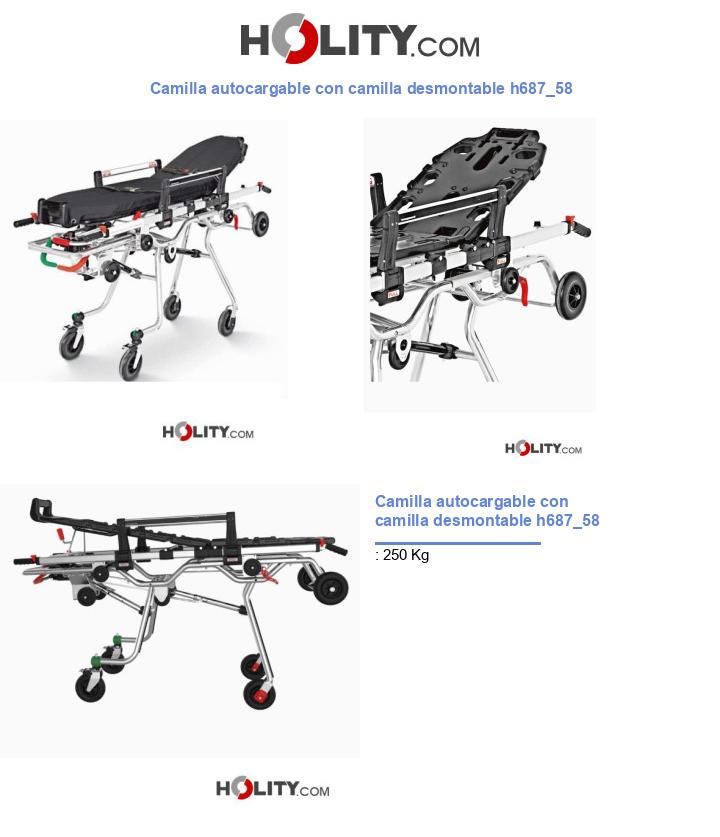 Camilla autocargable con camilla desmontable h687_58