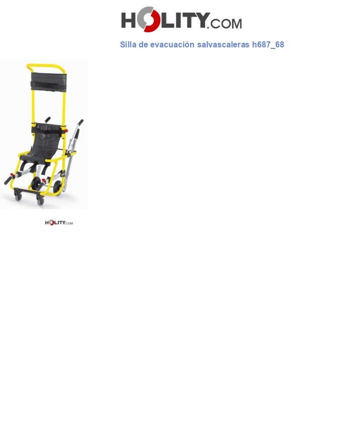 Silla de evacuación salvascaleras h687_68