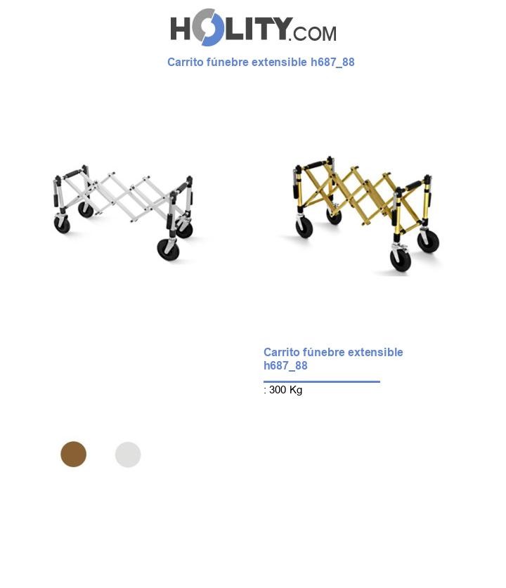 Carrito fúnebre extensible h687_88