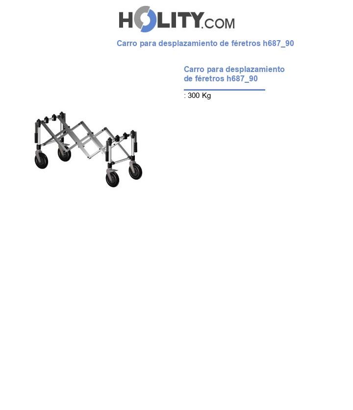 Carro para desplazamiento de féretros h687_90
