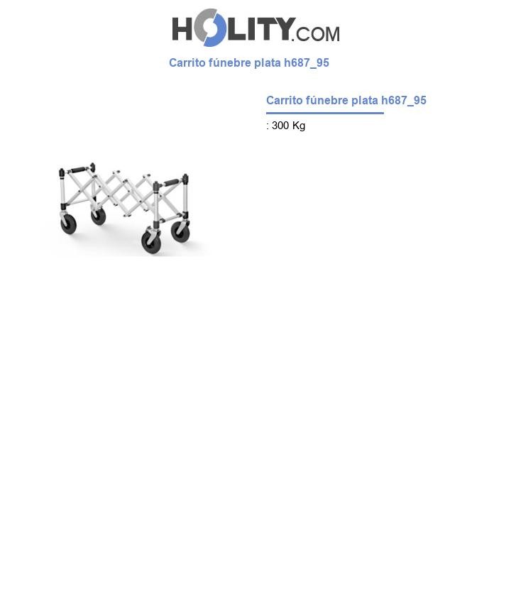 Carrito fúnebre plata h687_95