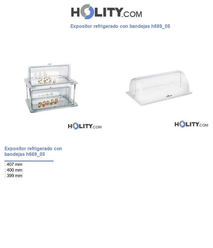 Expositor refrigerado con bandejas h689_05