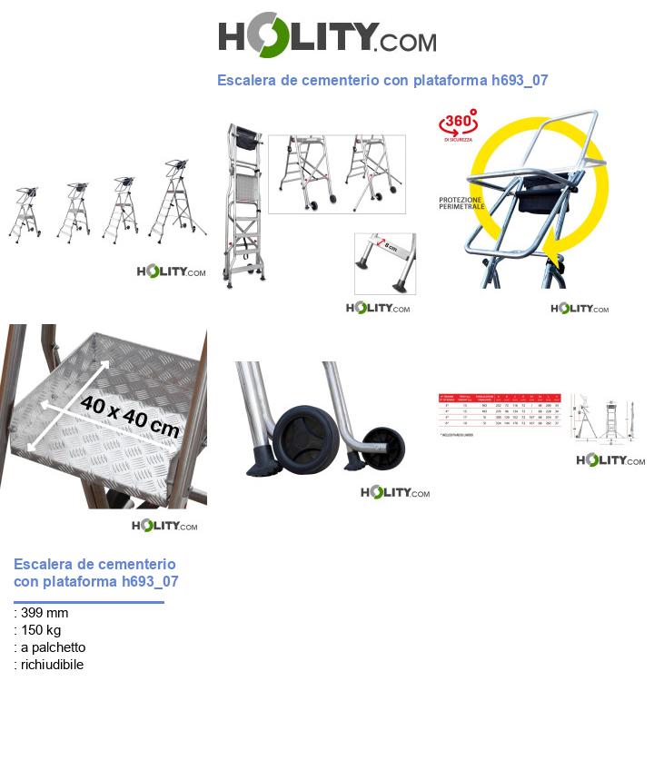 Escalera de cementerio con plataforma h693_07