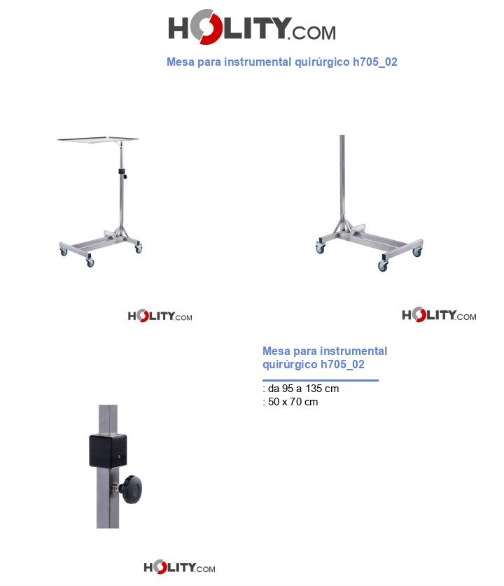 Mesa para instrumental quirúrgico h705_02